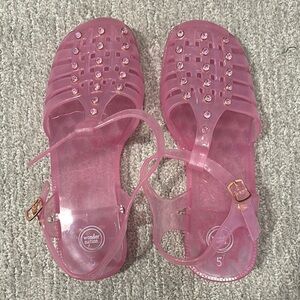 Pink Jelly Sandals